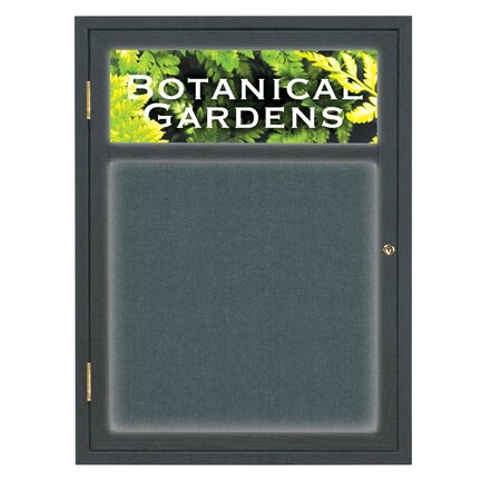 United Visual Products Open Faced Traditional Rounded Corkboard UV639ARC-WHITE-BLACK